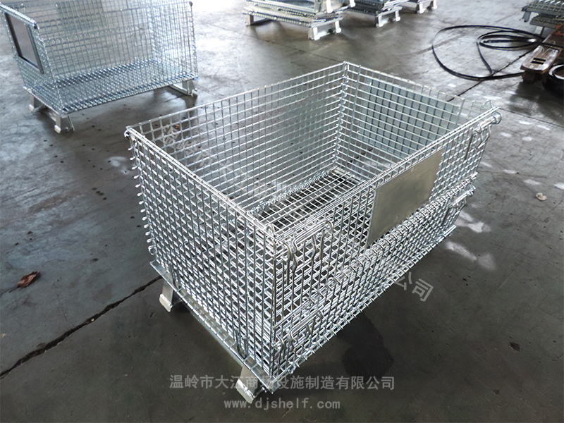 804*504*525折疊倉儲(chǔ)籠加角鐵