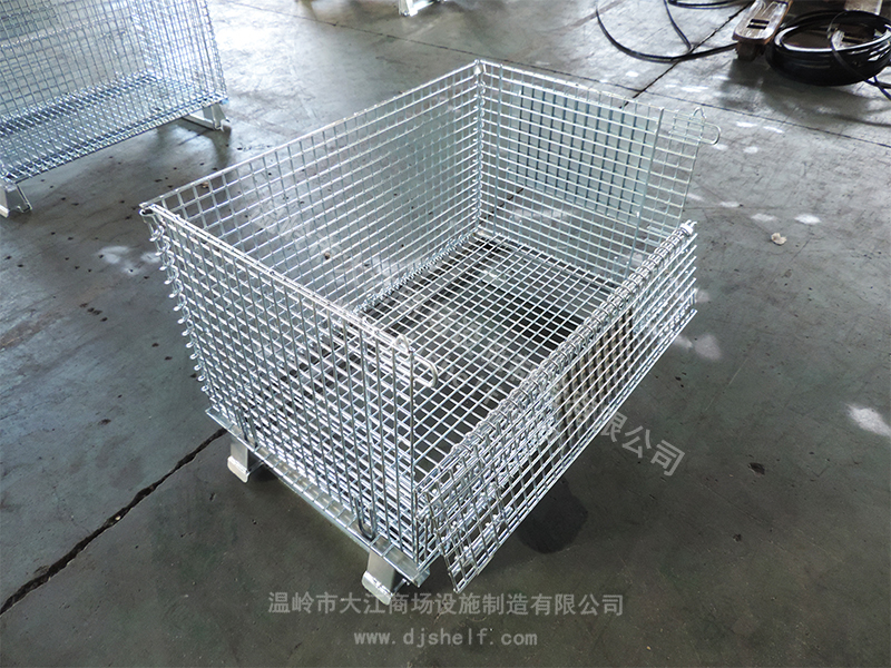 804*504*525折疊倉儲(chǔ)籠加角鐵
